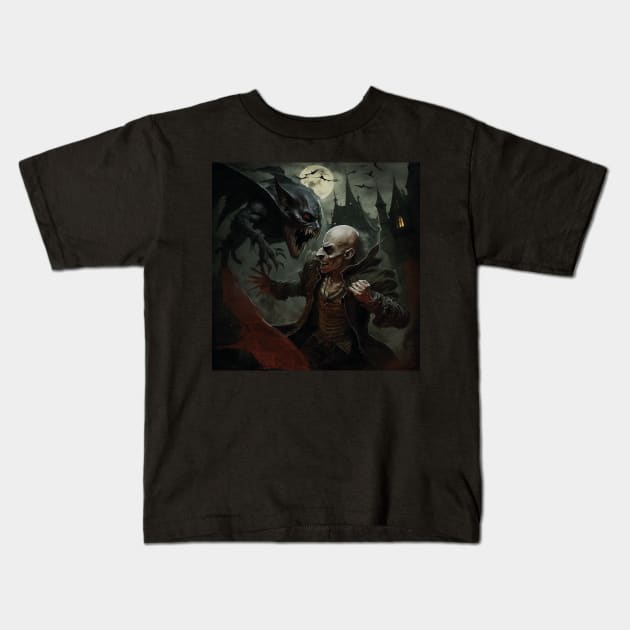 vampires Kids T-Shirt by rocknerd